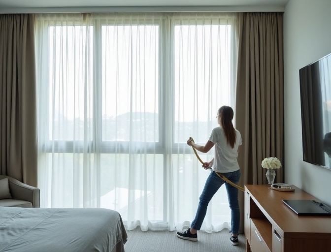 Basin Pocket Sheer Curtain Cleaning